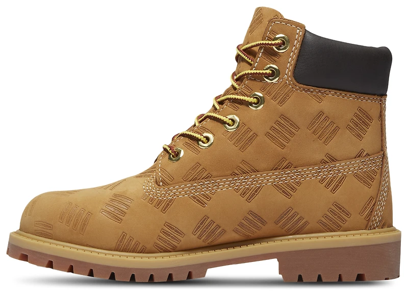 Timberland Girls Premium 6" Waterproof Boots - Girls' Grade School Wheat/Wheat
