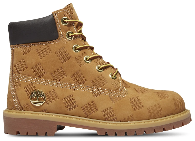 Timberland Girls Premium 6" Waterproof Boots - Girls' Grade School Wheat/Wheat