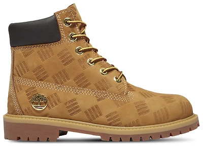 Timberland Girls Premium 6" Waterproof Boots - Girls' Grade School Wheat/Wheat