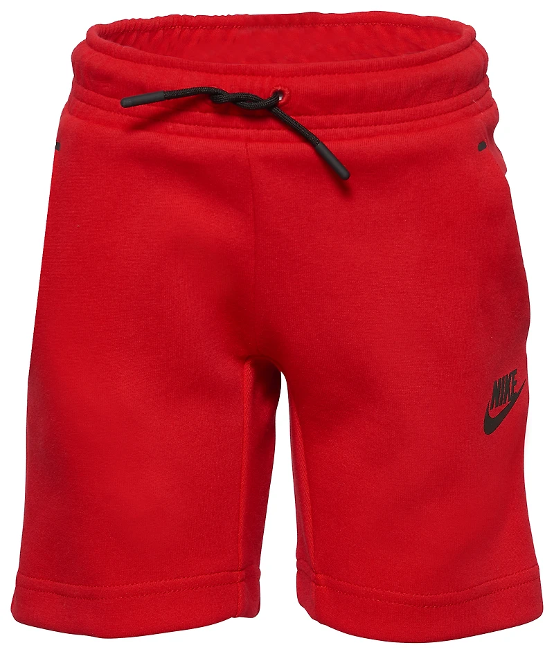 Nike Boys Tech Shorts - Boys' Preschool Black/University Red