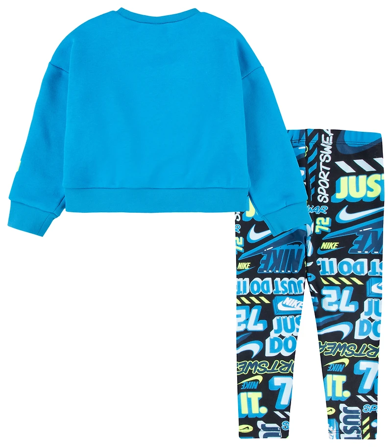 Nike Crew & Legging Set - Girls' Toddler