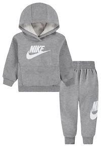 Nike Boys Club Fleece Set - Boys' Infant Black/Dark Grey Heather