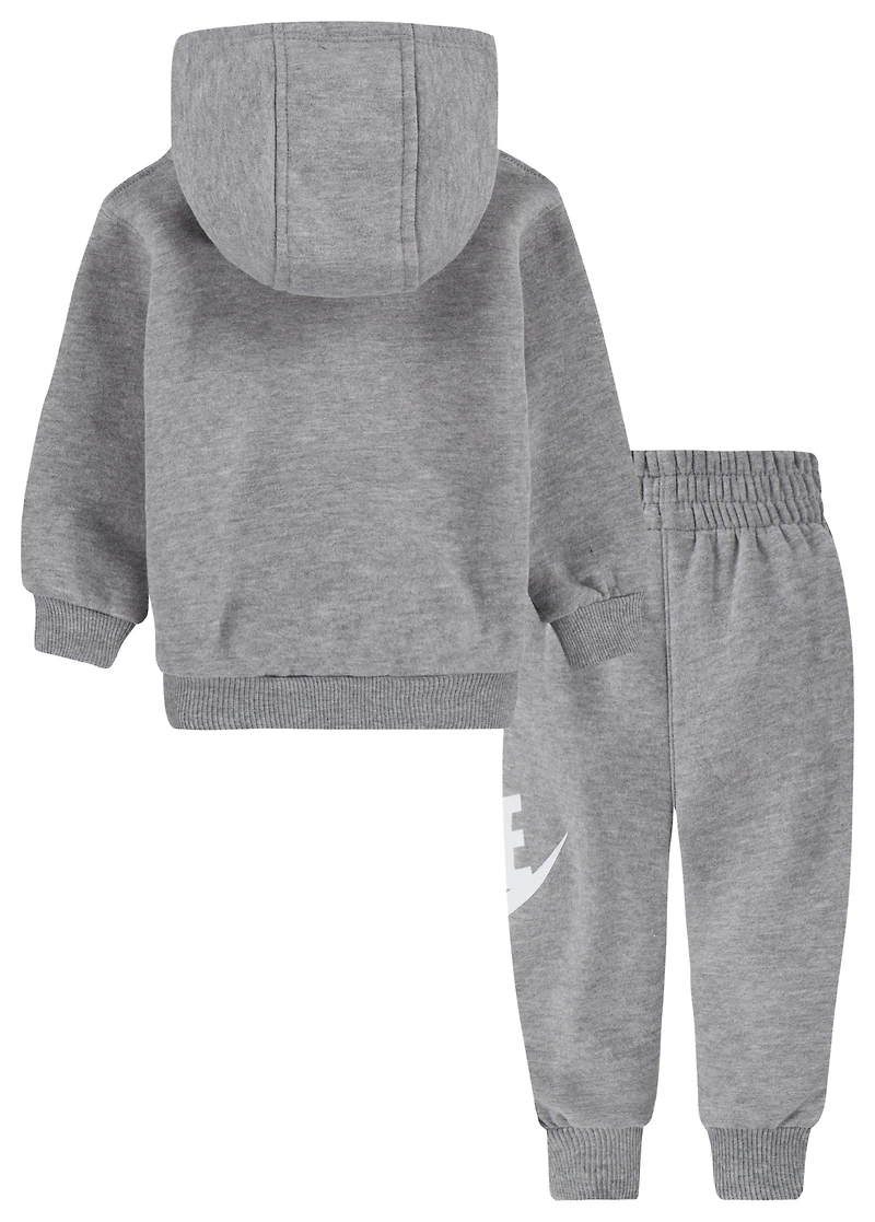 Nike Boys Club Fleece Set - Boys' Infant Black/Dark Grey Heather