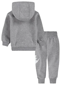 Nike Boys Club Fleece Set - Boys' Infant Black/Dark Grey Heather
