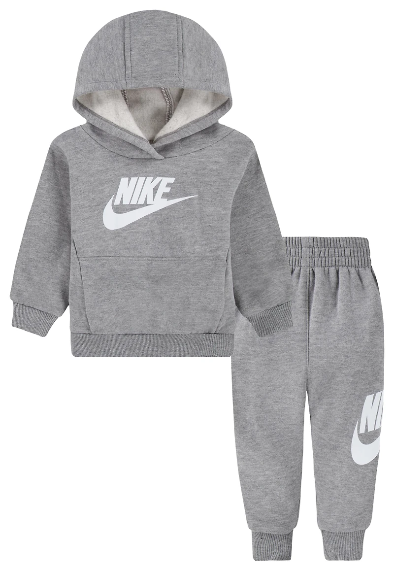 Nike Boys Club Fleece Set - Boys' Infant Black/Dark Grey Heather