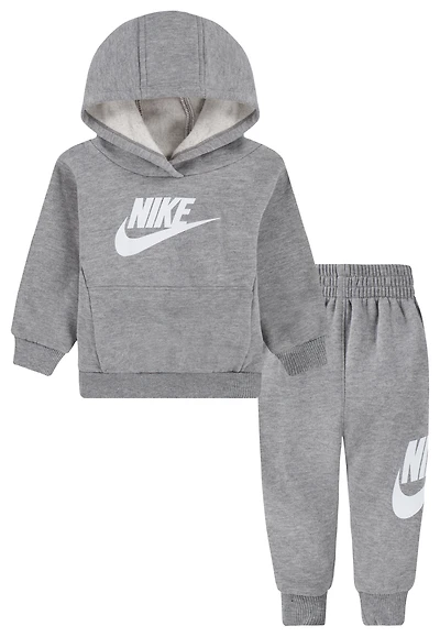 Nike Boys Club Fleece Set - Boys' Infant Black/Dark Grey Heather