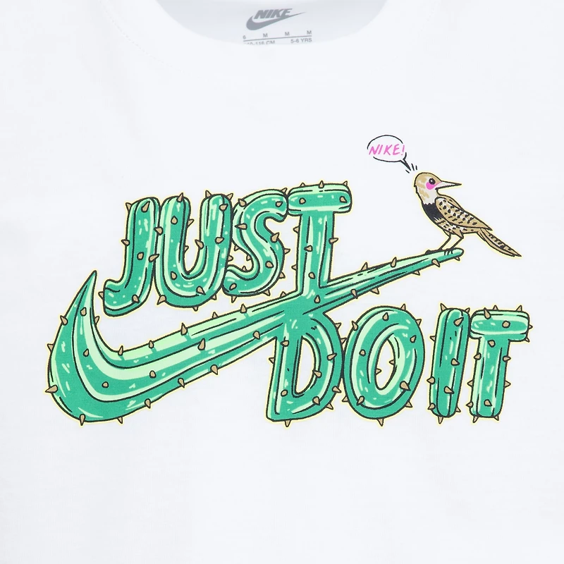 Nike Boys Graphic Icon T-Shirt - Boys' Preschool White/White