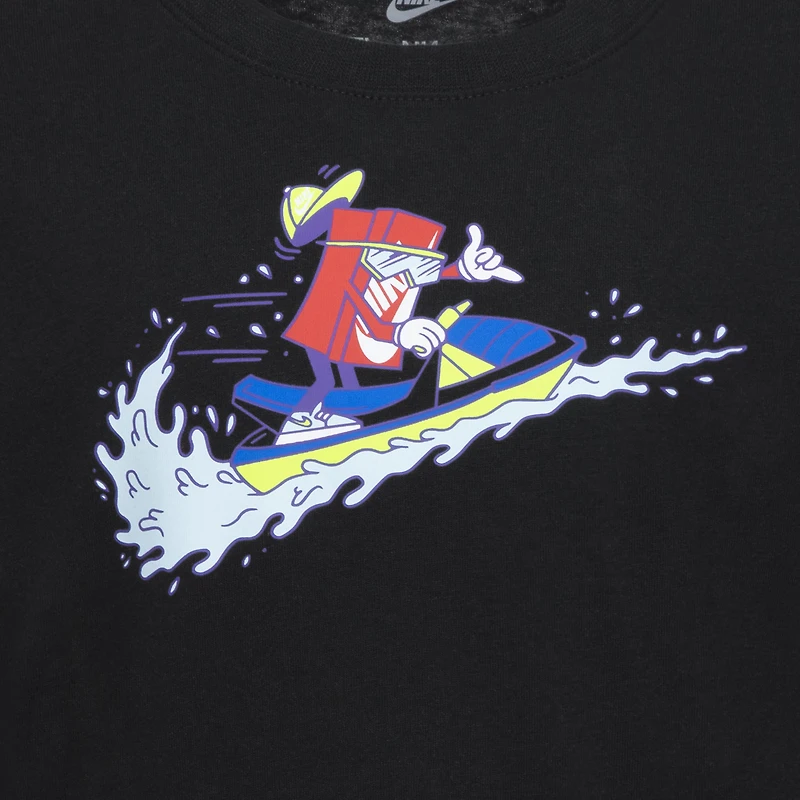 Nike Boys Nike Seasonal Boxy T-Shirt - Boys' Preschool Black/Multi Size 4