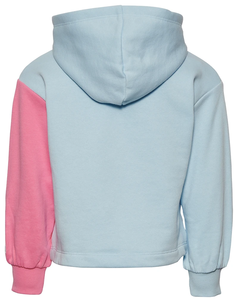 PUMA Girls PUMA LOL S&S Fleece Hoodie - Girls' Preschool Pink/Blue Size 4