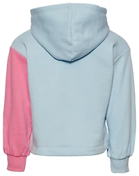 PUMA Girls PUMA LOL S&S Fleece Hoodie - Girls' Preschool Pink/Blue Size 4