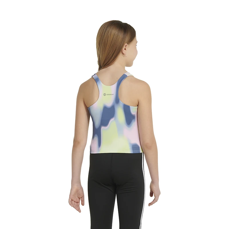adidas Printed Tank Bra - Girls' Grade School