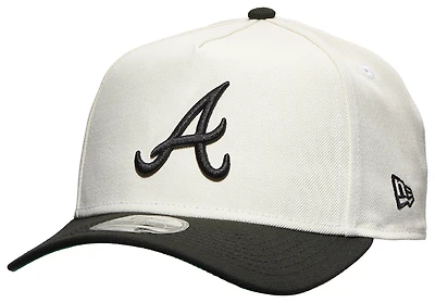 New Era Braves A Frame 2T Adjustable Cap - Men's