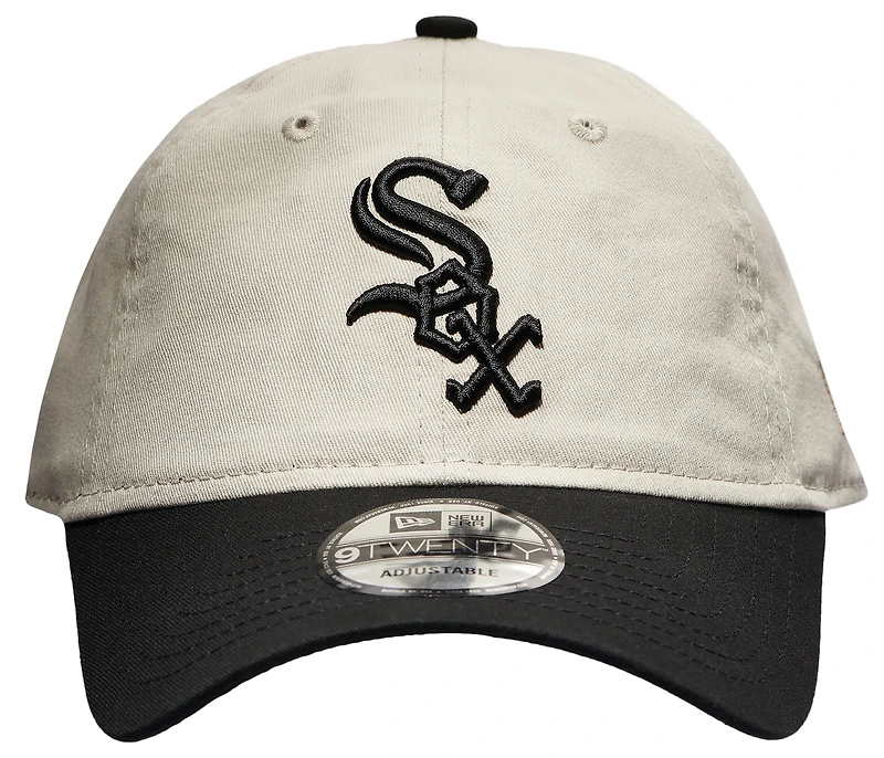 New Era White Sox 9Twenty Adjustable Stone Cap - Adult