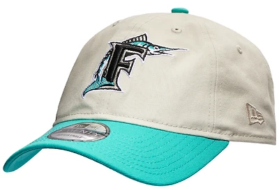 New Era Marlins 9Twenty Adjustable Stone Cap - Adult