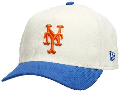 New Era Mets 940 A Frame Corduroy Cap - Men's