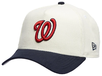 New Era Nationals 940 A Frame Corduroy Cap - Men's