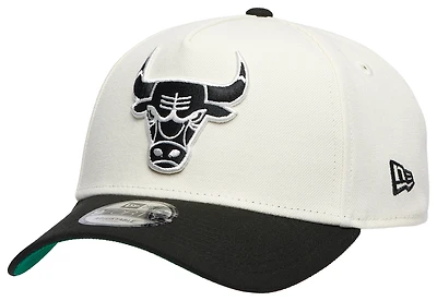 New Era Bulls Team 9FORTY A-Frame Chrome Cap - Men's