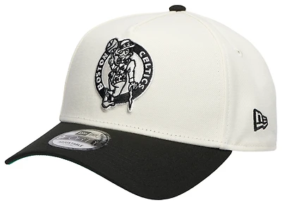 New Era Celtics Team 9FORTY A-Frame Chrome Cap - Men's
