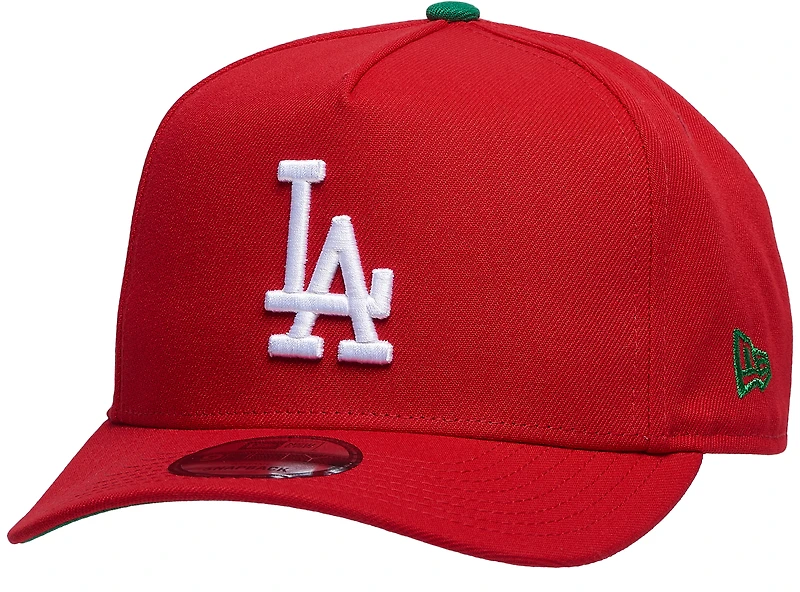 New Era Dodgers 950 A Frame World Series Curve Cap - Men's