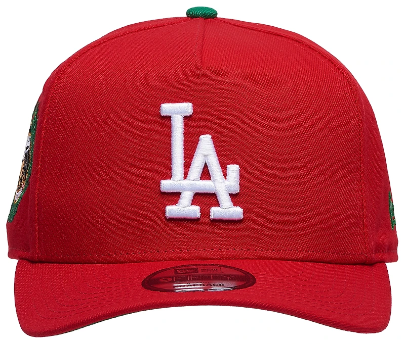 New Era Dodgers 950 A Frame World Series Curve Cap - Men's