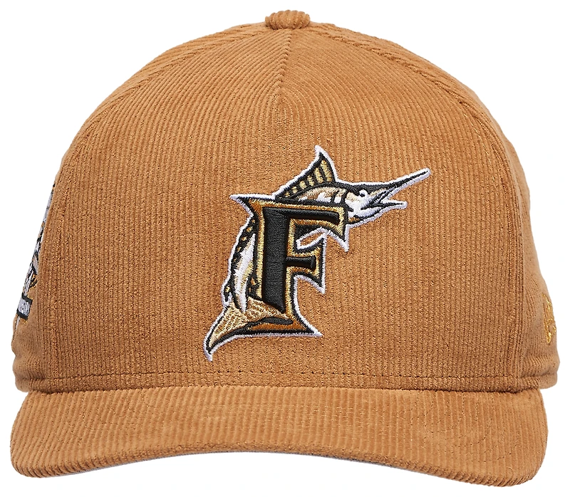 New Era Marlins 950 A Frame 10th Anniversary Curve Cap - Men's