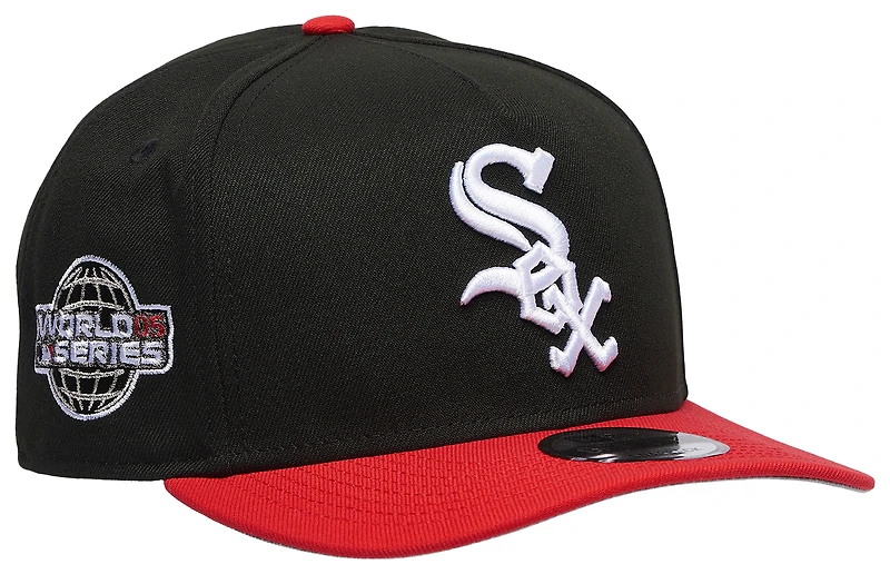New Era White Sox 950 A Frame 05 World Series Curve Cap - Men's