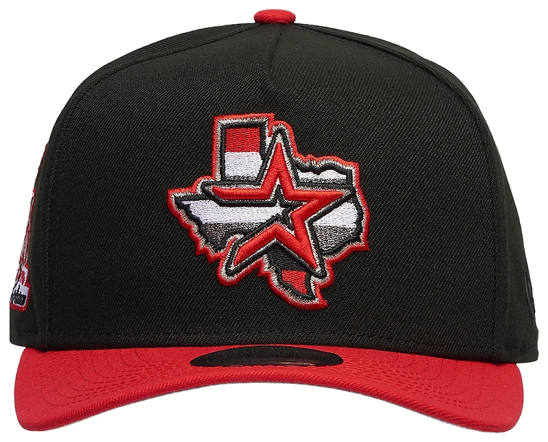 New Era Astros 950 A Frame 35th Curve Cap - Men's