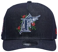 New Era Marlins 9Fifty A-Frame Curve 10th Anniv Cap - Men's