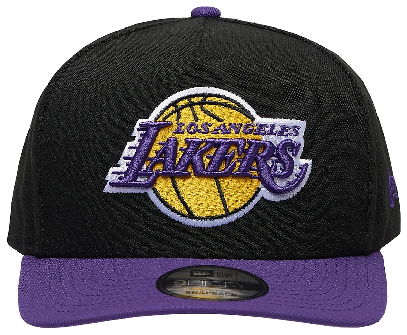 New Era Lakers 9Fifty A-Frame Curve Cap - Men's