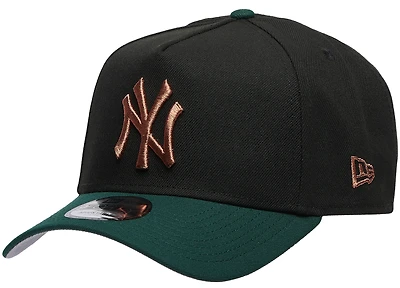 New Era Yankees 9FORTY A-Frame Metallic Cap - Men's