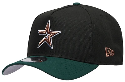 New Era Astros 9FORTY A-Frame Metallic Cap - Men's