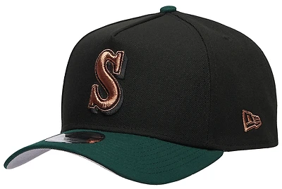 New Era Mariners 9FORTY A-Frame Metallic Cap - Men's