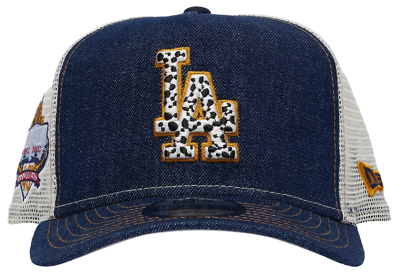 New Era Dodgers 40 LTN 9FIFTY A-Frame Curve Cap - Men's