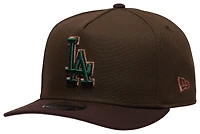 New Era Dodgers 9FIFTY A-Frame Curve 40th Cap - Men's