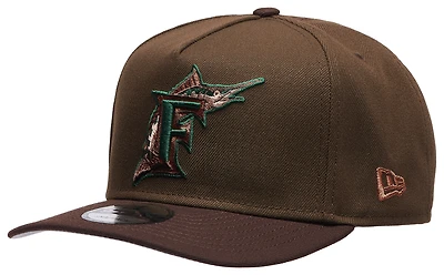 New Era Marlins 9FIFTY A-Frame Curve 03 World Series Cap - Men's