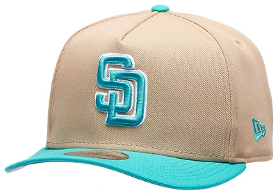 New Era Padres 9FIFTY A-Frame Curve 50th Cap - Men's