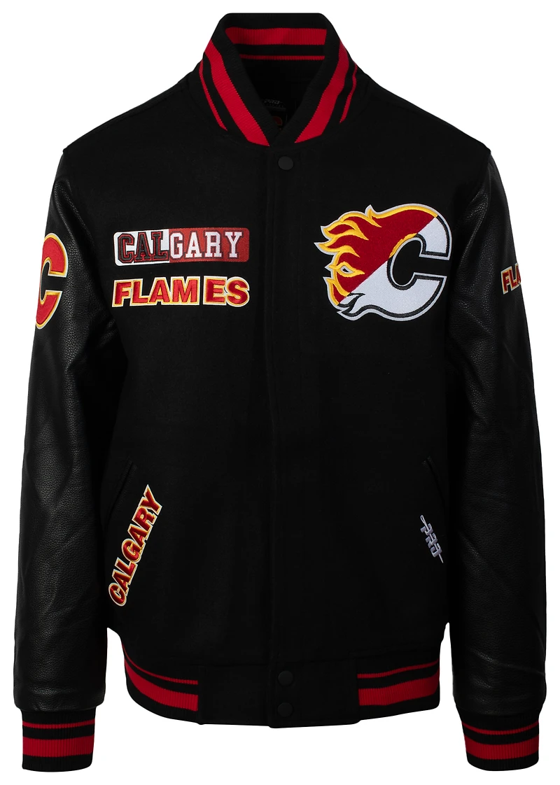 Pro Standard NHL Calgary Flames Varsity Jacket - Men's