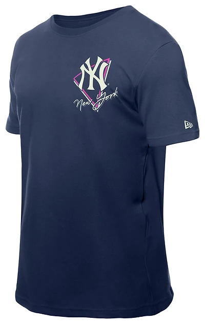 New Era Yankees Glow T-Shirt  - Men's