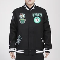 Pro Standard Celtics Wool Varsity Jacket  - Men's