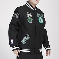 Pro Standard Celtics Wool Varsity Jacket  - Men's