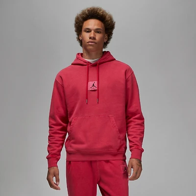 Jordan Essential Statement Wash Fleece Pullover  - Men's