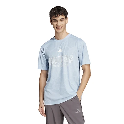 adidas Tiro Short Sleeve Jacquard Jersey  - Men's
