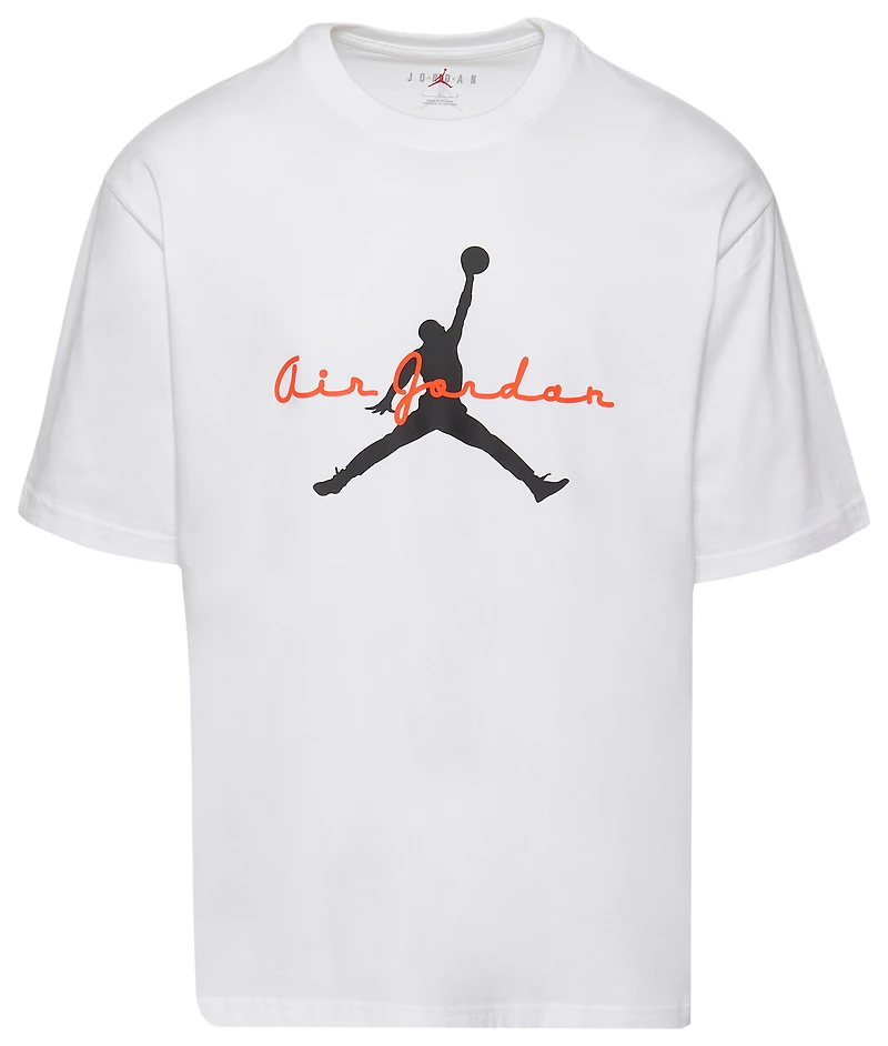 Jordan Brooklyn Essential 85 Graphic Script S/S Crew - Men's
