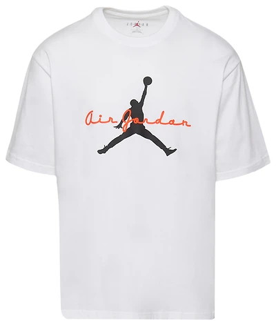 Jordan Brooklyn Essential 85 Graphic Script S/S Crew  - Men's