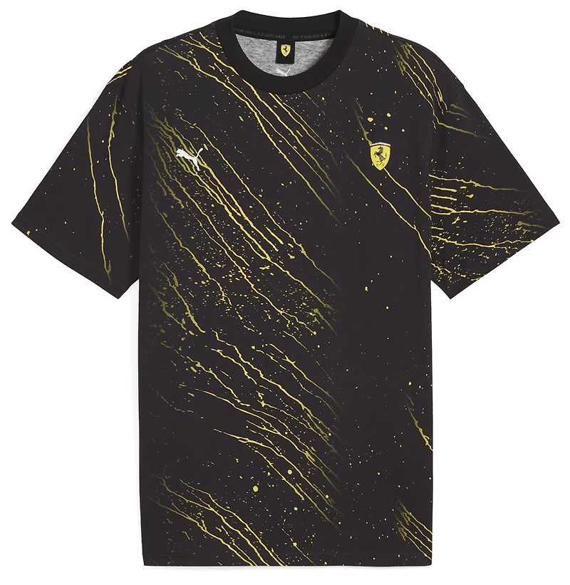 PUMA Ferrari Race Color S AOP T-Shirt  - Men's