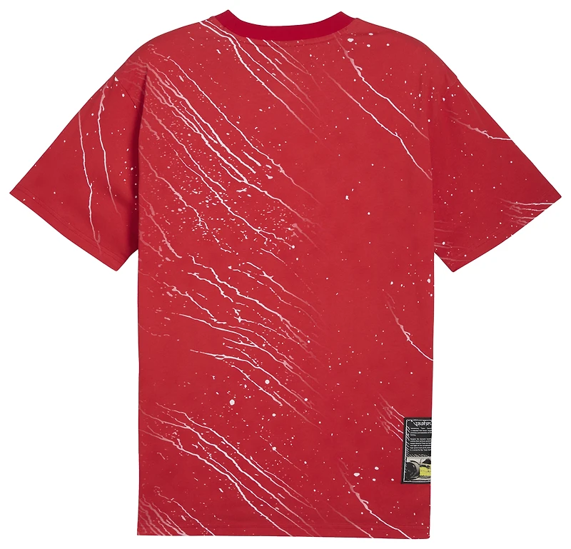 PUMA Ferrari Race Color S AOP T-Shirt  - Men's