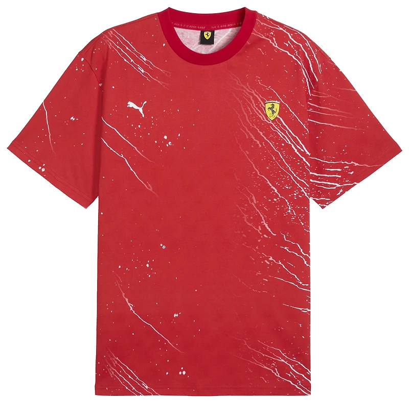 PUMA Ferrari Race Color S AOP T-Shirt - Men's