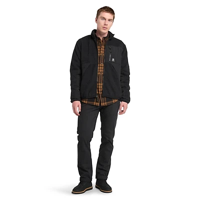 Timberland Sherpa Mix Media Fleece Top  - Men's
