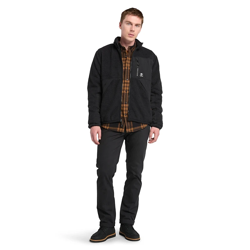 Timberland Sherpa Mix Media Fleece Top  - Men's