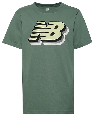 New Balance 3D Logo T-Shirt  - Boys' Grade School